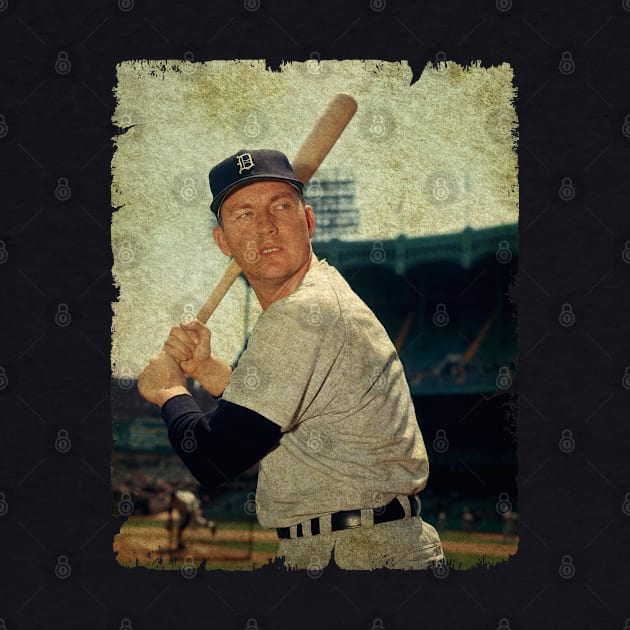 Al Kaline - Detroit Tigers, 1973 by Krizleberation